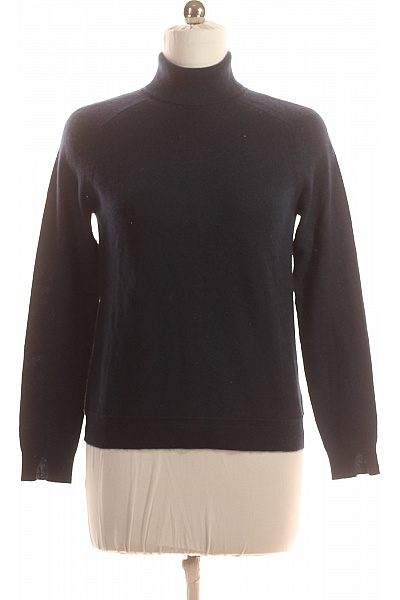 Dámský Svetr Kašmírový Modrý Vel. M