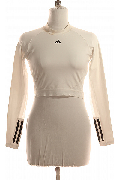 ADIDAS Sportovní Dámské Tričko Bílé Vel. M