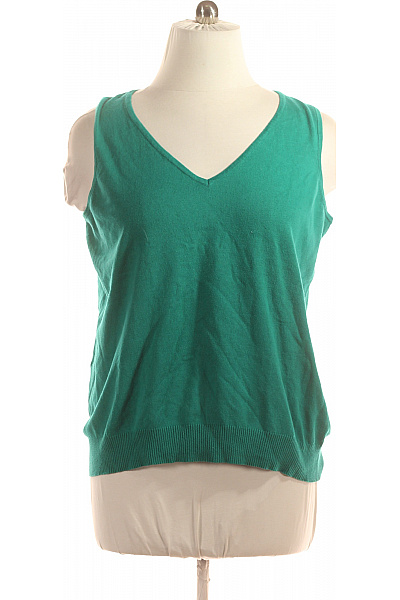 Kratká Dámská Vesta Zelená BONPRIX Vel. 44/46