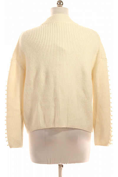 Dámský Svetr Bílý Second hand Vel. M