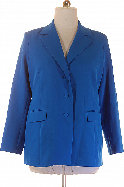 Společenské Dámské Sako Modré Vel. 44