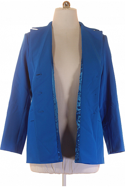 Společenské Dámské Sako Modré Vel. 44