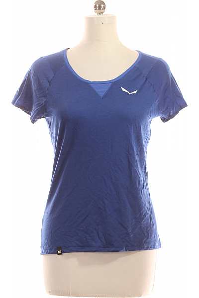 Sportovní Dámské Tričko Modré SALEWA Vel. 38