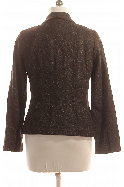 Dámské Sako Vlněné Hnědé Vel. 42