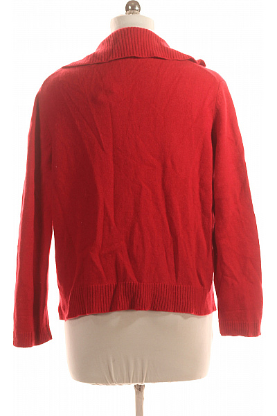 Dámský Svetr Kašmírový Červený Second hand Vel. 40