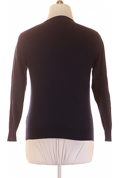 Dámský Pulovr Meriný Modrý Vel. XL