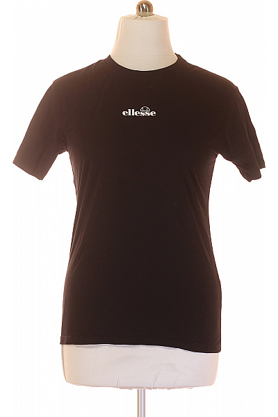 Jednoduché Pánské Tričko Černé Ellesse Vel. L