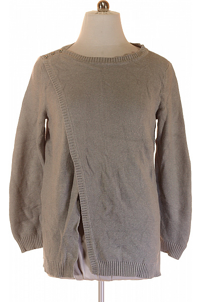 Dámský Cardigan Šedý RAINBOW Second hand Vel. 44/46