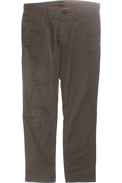 Hugo Boss Pánské Chino Kalhoty Zelené Second hand Vel. 33/32