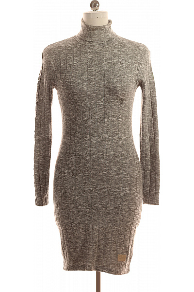  Šaty Pletené Šedé