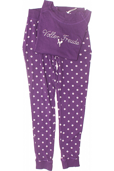 Dámské Pyžamo Fialové Second Hand Vel. L