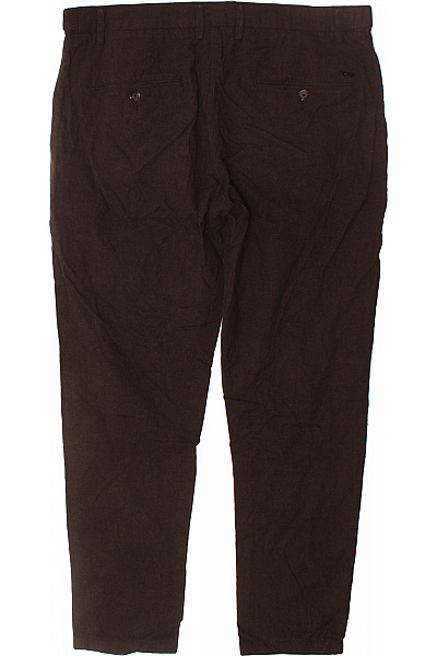 Společenské Pánské Kalhoty Hnědé S.OLIVER Second hand Vel. 50