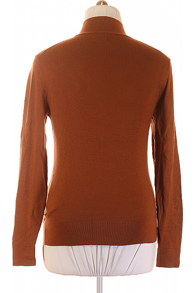 Calvin Klein Pánský Rolák Vlněný Hnědý Second hand Vel. M