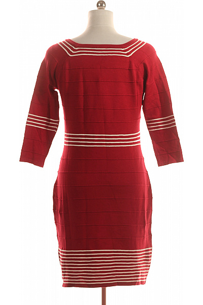  Šaty Pletené Červené Vel.  40/42