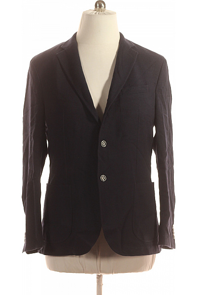 Společenské Pánské Sako Modré Vel. 52