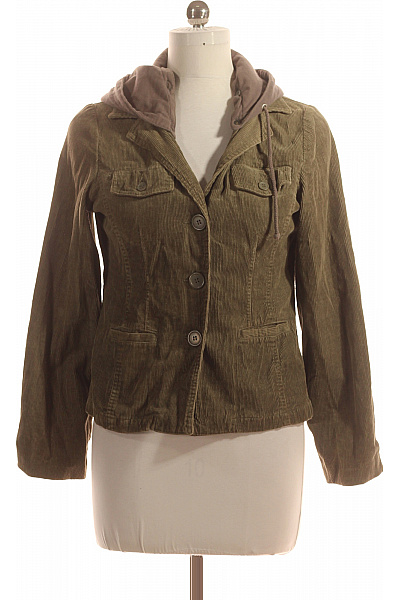 Teplé Dámské Sako Khaki Vel. L