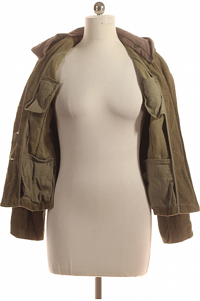 Teplé Dámské Sako Khaki Vel. L