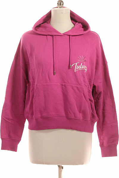 QUANTUM COURAGE Dámská Mikina Bez Zapínání Růžová Vel. M