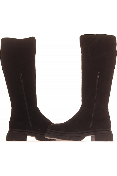 Dámské Kozačky Černé Vel. 38