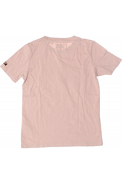 SUPERDRY Dámské Tričko s Potiskem Béžové Second hand Vel. 36