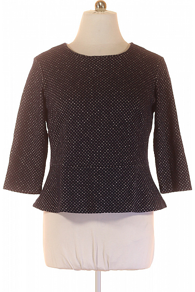 Vzorovaná  Halenka Modrá Vel. 44