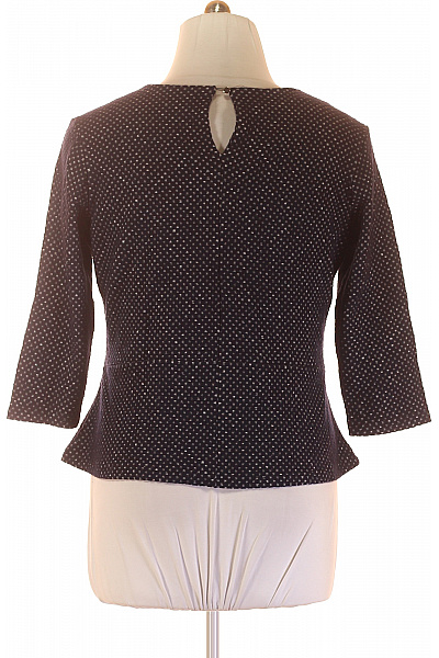 Vzorovaná  Halenka Modrá Vel. 44