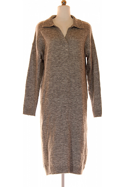 Esmara  Šaty Pletené Šedé Vel. S