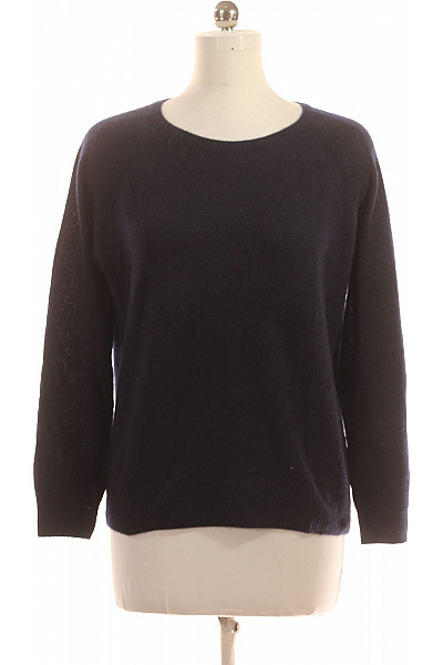 Zwillingsherz Dámský Svetr Kašmírový Modrý Vel. M