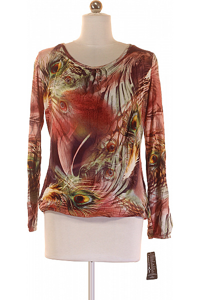 Dámské Tričko s Potiskem Barevné Vel. 36