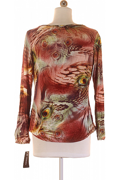 Dámské Tričko s Potiskem Barevné Vel. 36