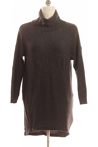  Šaty Pletené Šedé Mohito Vel. M