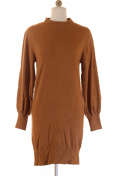 ONLY  Šaty Pletené Hnědé Vel. XS