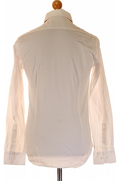 LAWRENCE GREY Pánská bílá košile dlouhý rukáv elegantní business vypasovaná Velikost 39 | LAWRENCE GREY | obrázek 3