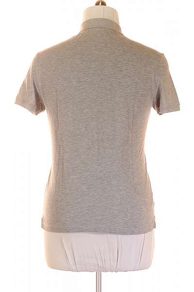 Pánské Tričko s Límečkem Šedé LACOSTE Vel. L