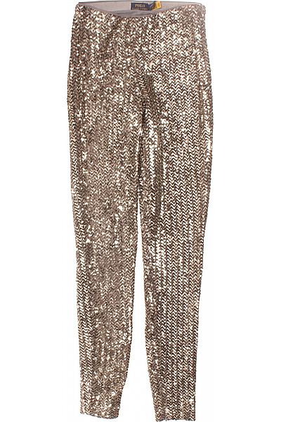 Ralph Lauren Dívčí Kalhoty Stříbrná Second hand