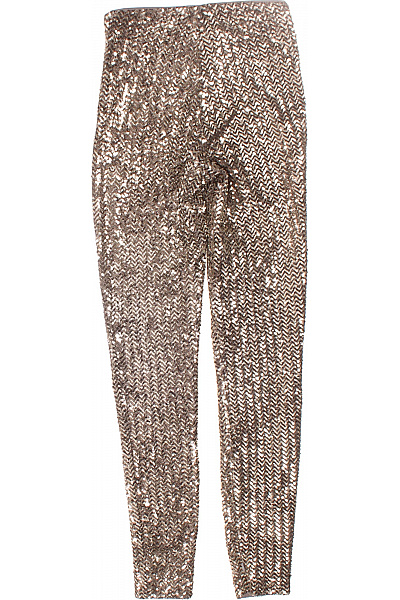 Ralph Lauren Dívčí Kalhoty Stříbrná Second hand