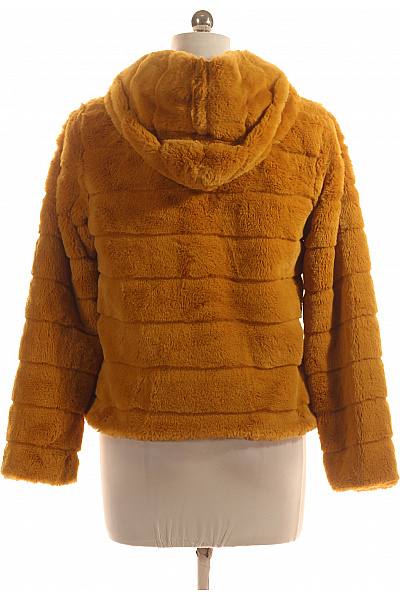 Dámský Kabát Žlutý Vel. M