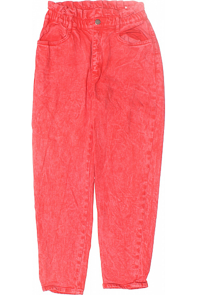 RICH&ROYAL Dámské Džíny Oranžové Second Hand Vel. 26/32