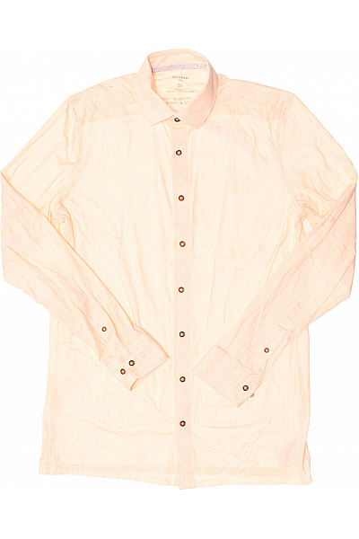 OLYMP Pánská Košile Oranžová Vel. 39