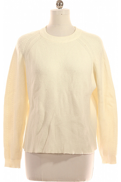 Bershka Pánský Svetr Bílý Vel. M