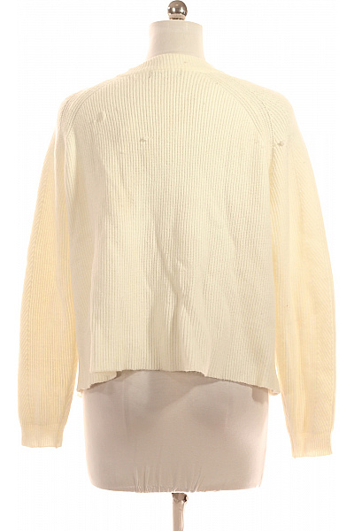 Bershka Pánský Svetr Bílý Vel. M