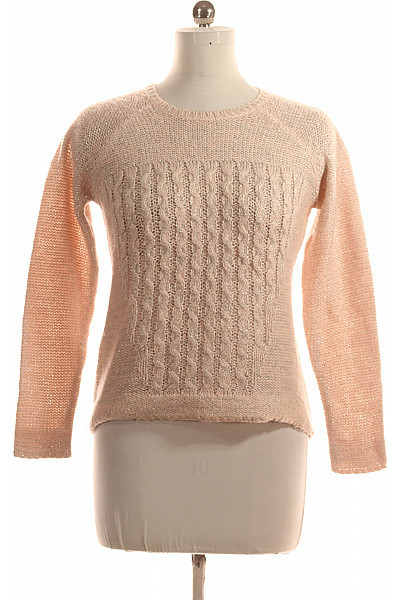 Dámský Svetr Růžový Vel. M