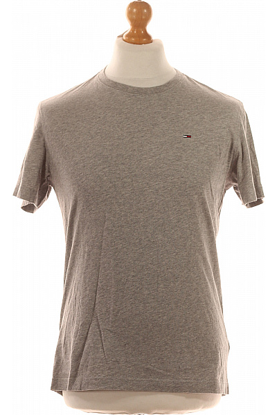 Jednoduché Pánské Tričko Šedé TOMMY HILFIGER Vel. S | TOMMY HILFIGER | obrázek 2