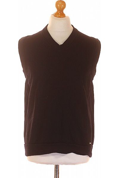 Ragman Pánská Vesta Vlněná Černá