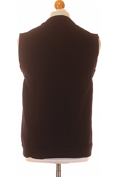 Ragman Pánská Vesta Vlněná Černá