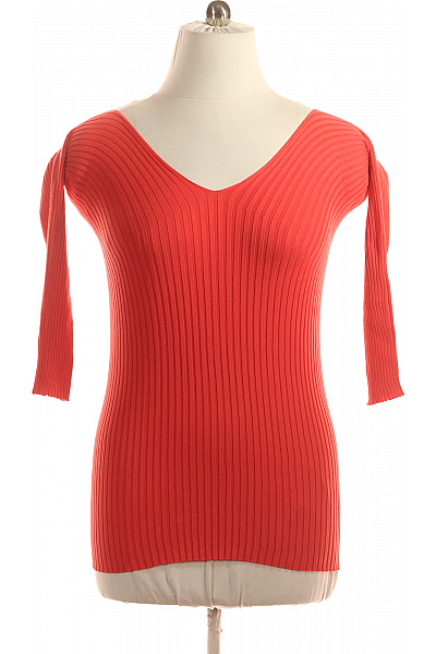 MAX&CO.  Halenka Pletená Červená Vel. L