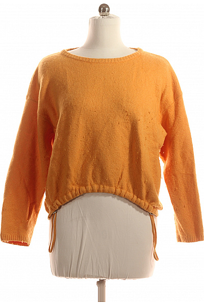 Dámský Pulovr Oranžový COMMA Second Hand Vel. 38