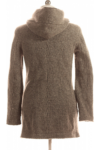 GAS Dámský Dlouhý Kabát Šedý