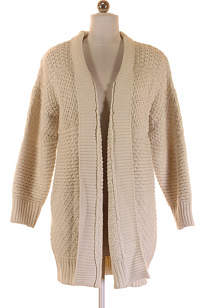 Reserved Dámský Cardigan Bílý Vel. S