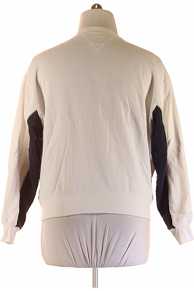 Dámská Mikina Bez Zapínání Bílá TOMMY HILFIGER Vel. M